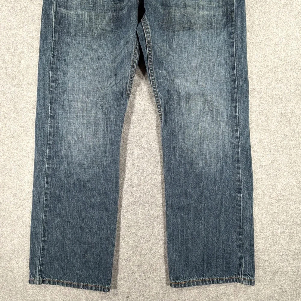 Levis 569 Jeans Mens 30x30 (Fits 32x28) Blue Straight Fit Loose Grunge Skater
